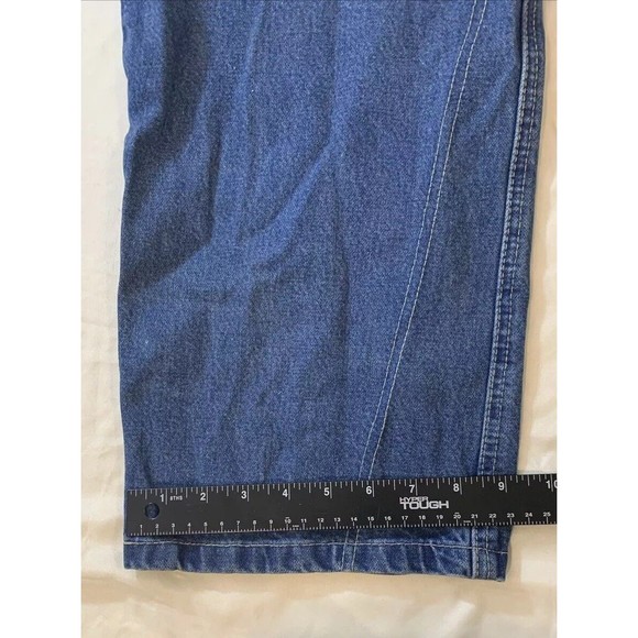 Vintage Design Men's ICQ Blue Jeans Denim Cotton Pants Size 36 5-Pockets - Picture 12 of 12